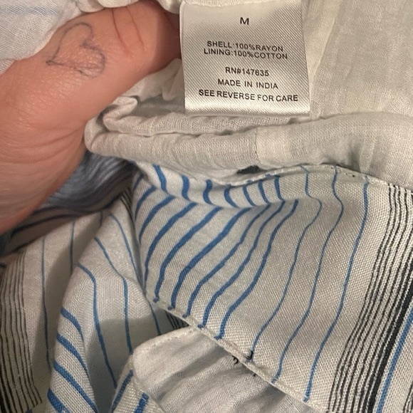 Bohemian Landscape Strapless Mini Dress - Size Medium - Picture 3 of 3